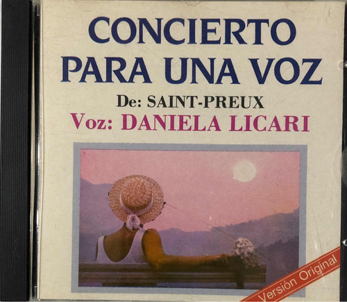 Daniela Licari Cd. Concierto Para Una Voz