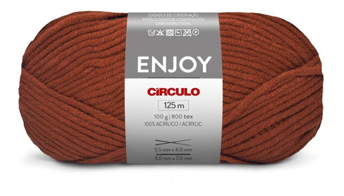 Lã Enjoy 100g Circulo - Tricô / Crochê Cor 7853 - Cultura