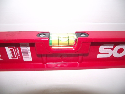 Nivel De Mano Sola 60cm Plastico P60, 2 Burbujas