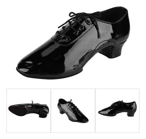 Zapato De Baile Suave Y Cómodo, Estilo Latino S, Para Hombre