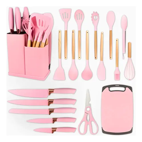 Kit Utensílios De Cozinha Jogo Completo 19 Peças