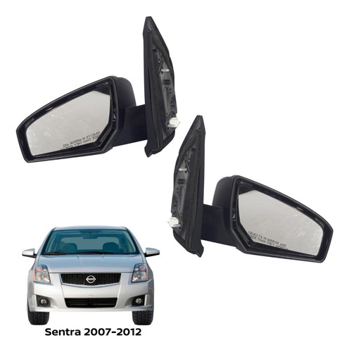 Paquete De Espejos Eléctricos Sentra 2007-2012 Nissan