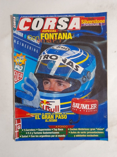 Corsa 1615 Con Fontana En La Formula 1,todo Silverstone 1997
