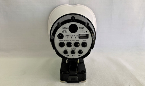 Amplificador Perifoneo 15 W Para Auto Con Grabacion Usb Mp3