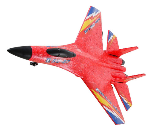 2.4g 2ch Rc Asa Fixa Avião Avião Vermelho Vermelho