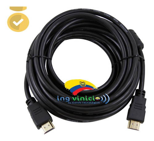 Cable Hdmi 15 Metros Hd 1080p High Definition Alta Calidad