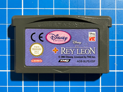 Rey Leon + Disney Princesas Gba ¡juegazo!