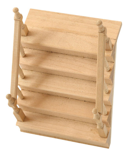 Modelo De Escalera Para Casa De Muñecas Con Pasamanos,