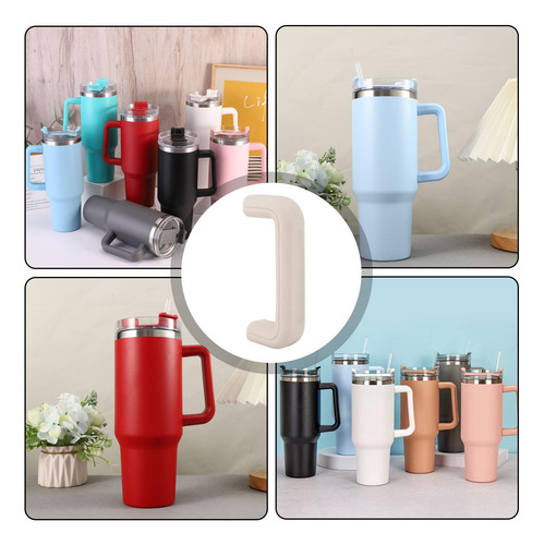 Fundas De Silicona Con Mango De Taza Termo Cubiertas De Sili