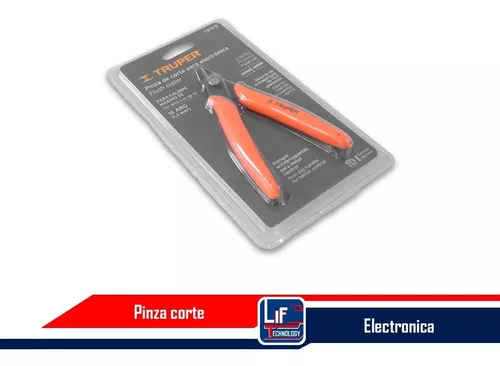 Pinza 5 de corte para electrónica, Truper, Pinzas De Corte Para Electrónica,  17314