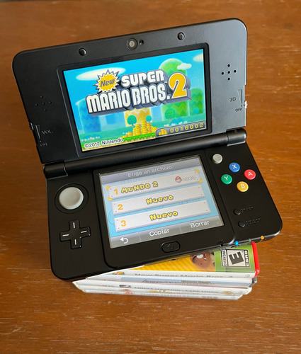 New Nintendo 3ds Con Juegos Y Garantía Negro (Usado)