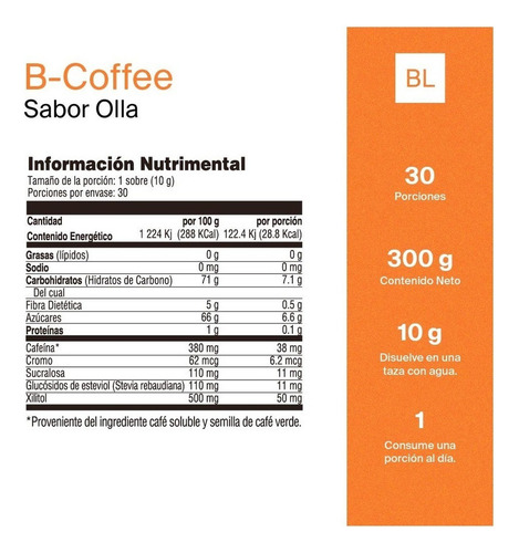 Café Soluble Sabor Cafe De Olla 30 Sobres Bodylogic /sa