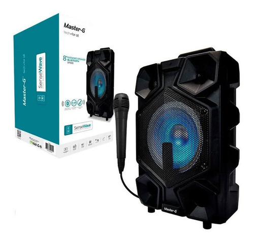 Imagen 5 de 5 de Parlante Master G Spb8b Karaoke Bluetooth Con Micrófono