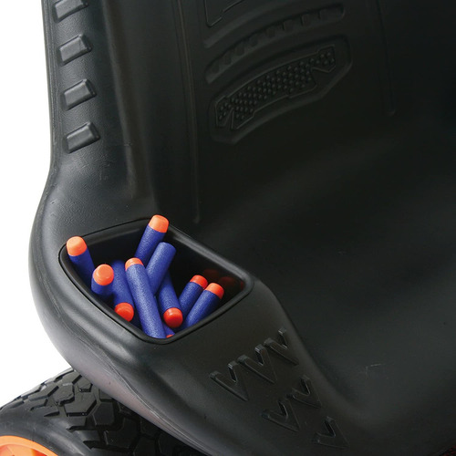 Hauck Nerf Battle Racer Pedal Go Kart, Naranja/gris/negro