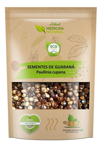 Chá De Sementes De Guaraná - Paullinia Cupana - 100g