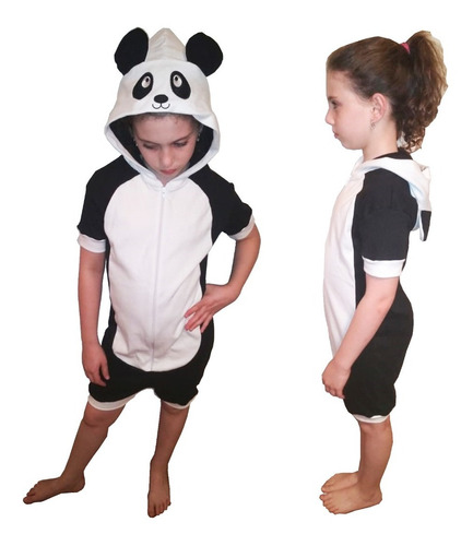 Pijama Enteros Oso Panda Y Unicornio Niñas