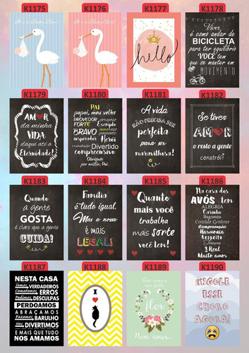 Quadros Moldura Preta Frases Música Ideias Pensamento30x40cm
