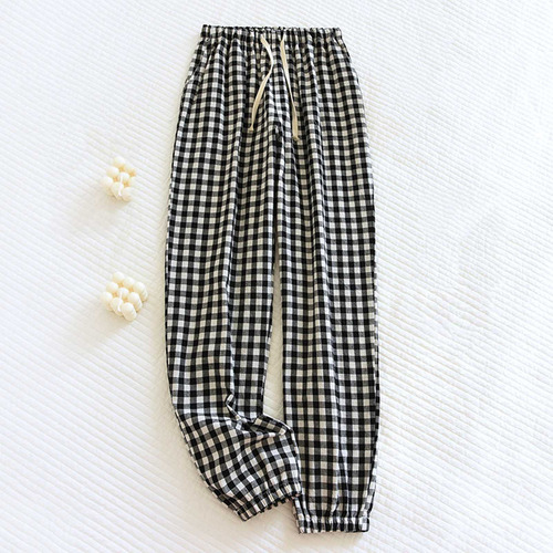 Un Pijama Y Pantalones Holgados De Lino Y Algodón Para Mujer