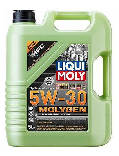 Aceite Liqui Moly Sintético Molygen 5w30