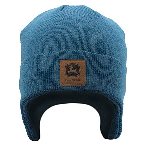 John Deere Ribbed Acrylic Knit-azul Marino-talla Única