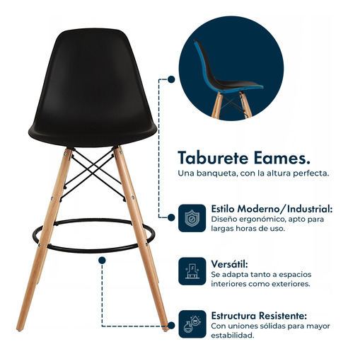 Banqueta Taburete Sillon Desayunador Combo X2 Gardenlife