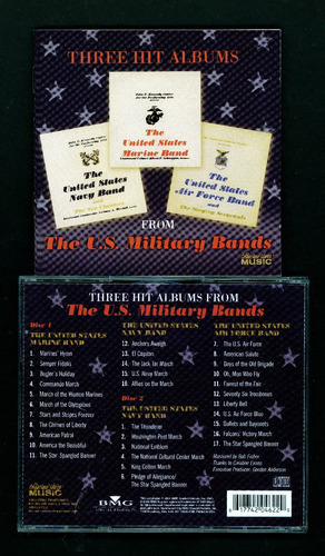 Marchas Militares. Bandas Militares De Estados Unidos 2 Cds.