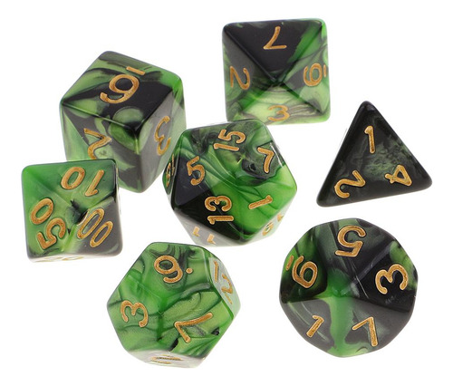 De 21 Dados Poliédricos Para Mazmorras Y Dragones Rpg