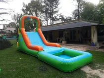 Comprar Inflable Acuático Rampa 8x3m California Peloteros Verde