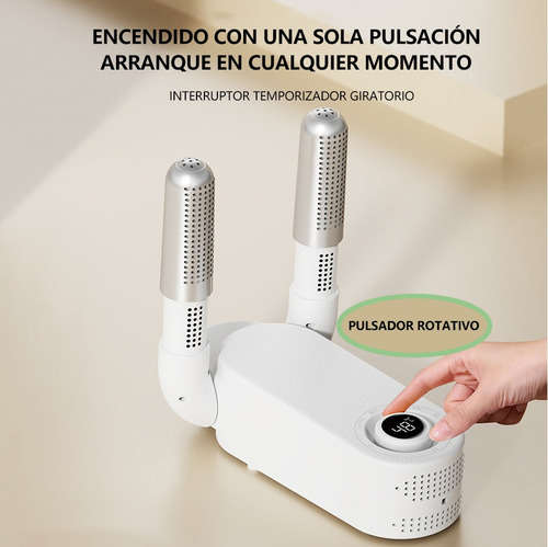 W Secador De Zapatos Desodorización Inteligente Quita Olores