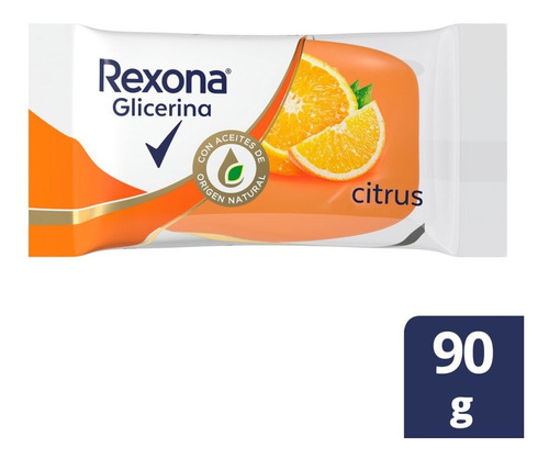 Jabon De Glicerina Rexona Citrus Aceite X 90 Gr