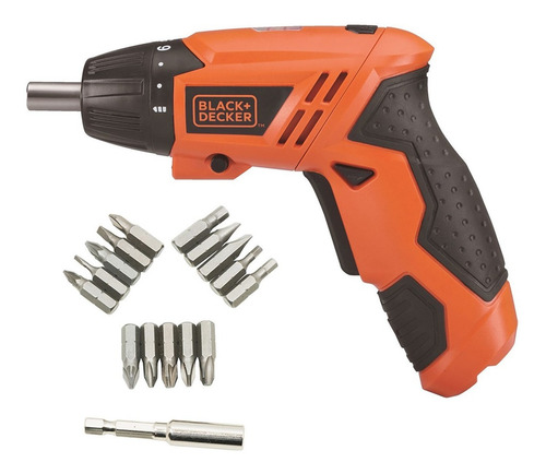 Destornillador Inalambrico Black And Decker 15 Puntas 4.8v