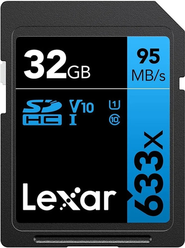 Memoria Sd Lexar Professional 633x 32gb Sdhc 95mb/s