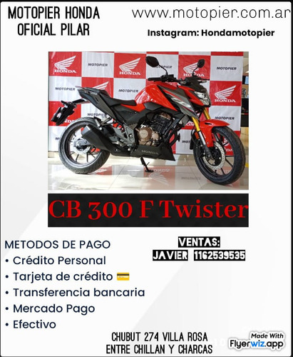 Cb 300 Twister Usado Motopier Credito/tarjeta