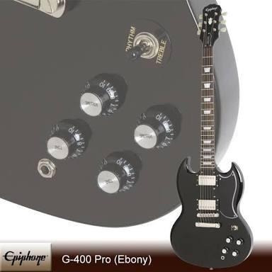 Guitarra Electrica EpiPhone Pro Sg-400 Sg Ebony Envió Gratis