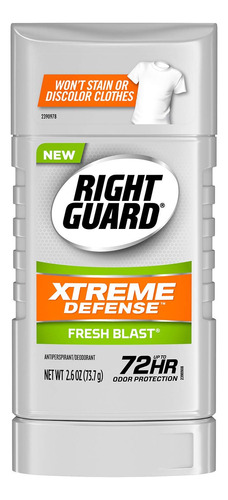 Right Guard Xtreme Defense 5 anti-perspirant & Desodorante.