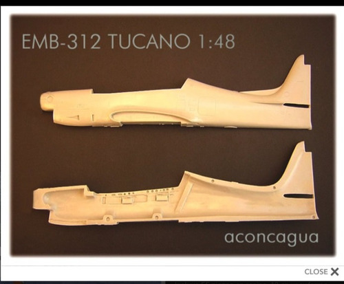 Embraer 312 Tucano-1/48-fotohechos- Metal+calcas Extras
