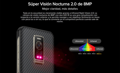 Ulefone Armor 17 - Celular Resistente / Ram 8 Gb, Rom 256 Gb