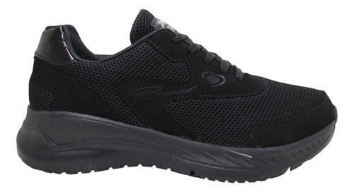 Tenis Deportivo Correr Dama Comodo Negro