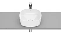 Comprar Bacha Apoyo Roca Inspira Soft (37x37) De Apoyo + Tapon Acabado Brillante Color Blanco