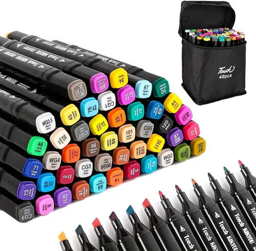 Marcadores Artist Double Point Copic Touch Five Set 48 Pieza | Cuotas sin interés