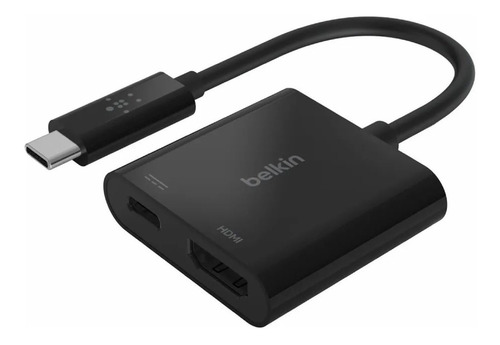 Adaptador Belkin Avc002btbk Usb-c A Hdmi + Carga 60w