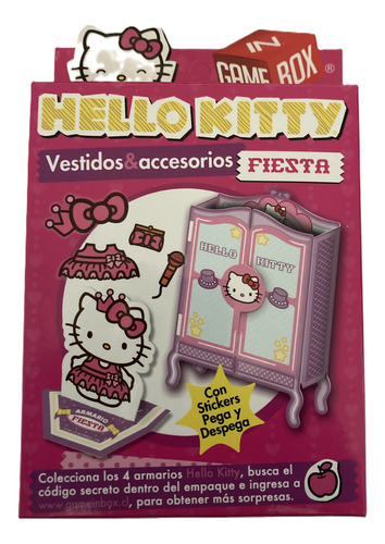 Juego De Mesa Hello Kitty Vestidos Y Accesorios Fiesta