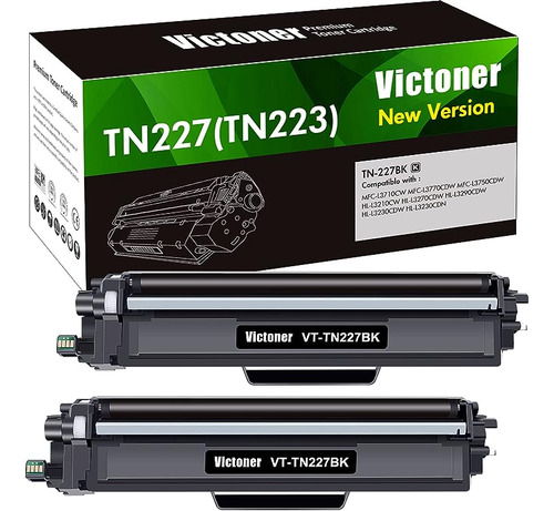 Toner Compatible Tn227bk Tn223bk Repuesto Para Impresora Tn2