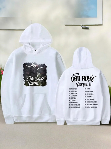 Hoodie Sad Boys 4 Life Ii Junior H Sudadera Show Moda Fashio