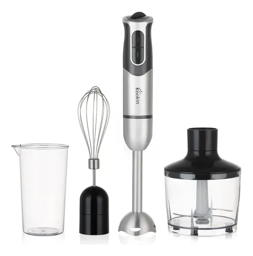 Mixer De Mão Portátil 8 Velocidades 3 Em 1 Inox 800w Kookin KNHB1...
