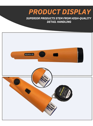 Detector De Metais Ouro Prata Gp Pointer A Prova D'agua Cor