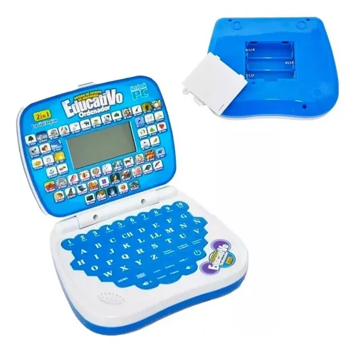 Mi Primer Portátil Infantil Mini Laptop Educativo + Baterias