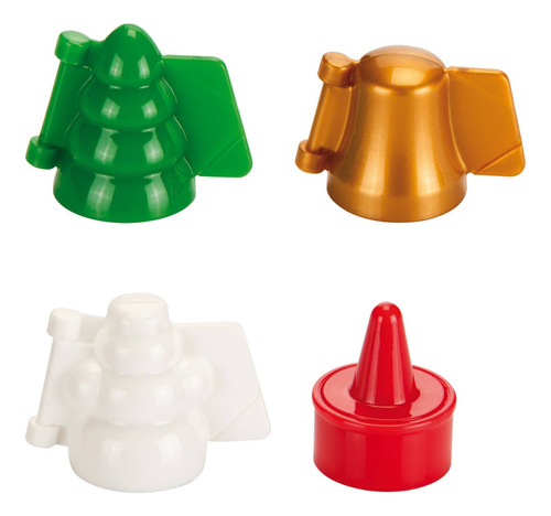 Set 3 Moldes 3d Cakepops Navidad Reposteria