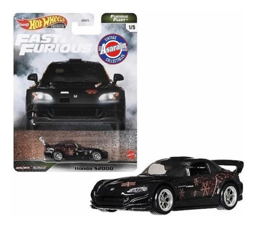 Honda S2000 Preto Velozes Furiosos Walmart Hot Wheels 1/64