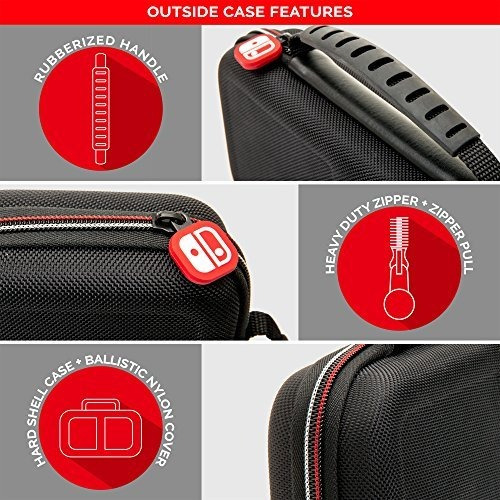 Funda De Viaje Deluxe Nintendo Switch - Estuche Duro Premium